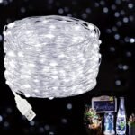 1 Pack, Led Mini Lights For Wedding Dormitory, Bedroom, Party, Holiday, Tapestry, New Year, Wedding Decoration String Lights, Birthday Decoration String Lights Garden Holiday Decoration, Valentine'S Day Bouquet Decoration, Fairy Lights, Usb Powered Lights For Diy Wedding Party Bedroom Christmas Battery Included Valentine'S Day Gift Flower Decoration (White)