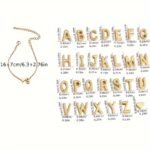 1Pc Mini Love Heart Letter Beads Thin Chain Bracelet Simple Minimalist Hand Chain Jewelry - Image 10