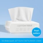 50 100Pcs Heavy-Duty Disposable Face Towels - Thick, Soft, Quick-Drying Facial Cleansing Towels For Makeup Removal, Skincare, Post Workout - Gentle For Sensitive Light Beige, Travel-Friendly (50/100 Sheets) - Ideal For Home, Salon, Spa, Bathroom Use, Salon Supplies, Convenient Design, Durable Construction, Skincare Towel, Gym Goers - Image 3