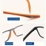Sporty Tr Frame Reading Glasses, Unplated Precious Metal, Lightweight Comfortable Design, With Smart Zoom, With Strength Lenses Included For Men - Image 8
