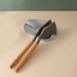 1Pc Foldable Kitchen Utensil Holder Stand - Durable Plastic Space-Saving Organizer For Spatulas, Whisks, Ladles - Countertop Storage With Non-Slip Base, Sleek Black Design - Ideal Christmas Gift For Home Cooks, Kitchen Accessories, Utensil Organization, Minimalist Design, Stable Support, Compact Style, Easy To Clean, Small Space Living - Image 11