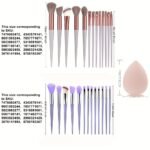 13Pcs Soft Fluffy Makeup Brushes Set With Makeup Sponge For Cosmetics Foundation Blush Powder Eyeshadow Kabuki Blending Makeup Brush Beauty Tool - Image 6
