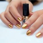 1Pc Metallic Mirror Nail Polish Gel, Formaldehyde-Free Formula, Long-Lasting Shine For Women And Girls