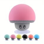 1Pc Cute Little Mushroom Head Portable Wireless Speaker, Can Be Used As A Mobile Phone Stand, Small And Delicate And Fall-Proof, Suction Cup Suction Is Excellent, Mini Cartoon Mushroom Head Speaker Gift - Image 11