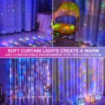 1 Curtain Light, 300/200/100 Led Fairy Lights With Remote Control, 8 Modes, Usb Plug, Indoor String Lights For Bedroom Windows, Christmas Parties, And More - Copper Wire, Non-Rechargeable Battery, Indoor Decor | Fairy Tale Lights | Usb Powered Lights, Fairy Lights For Home - Image 16