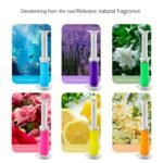 1Pc Toilet Flower Fragrance Bathroom Deodorizer & Bowl Cleaner Wand Refill - Sodium Bicarbonate-Based Gel, No-Residue Formula For Ceramic Surfaces, Fresh Scent, Easy-To-Use Bathroom Cleaning Tool, Toilet Cleaning Supplies, Sleek Design, Durable Construction - Image 12