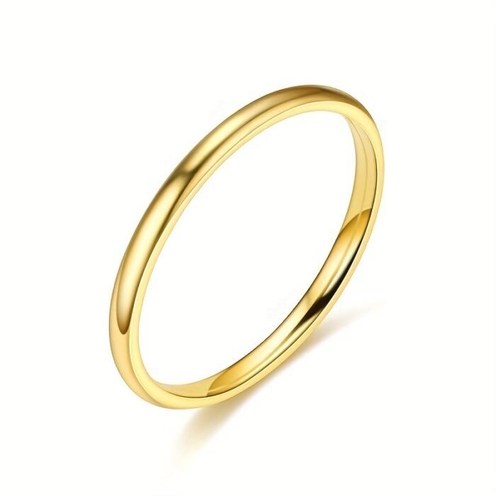1Pc 2Mm Smooth Spherical Stainless Steel Ring - Image 11