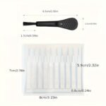 12Pcs/Set Impact Resistant Small Brush Holes, Gap Cleaning, Shower Head Cleaning, Phone Hole Cleaning, Keyboard Cleaning, Keyboard Cleaning - Image 8