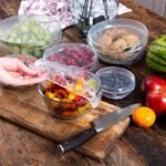 80Pcs/300Pcs Reusable Elastic Food Covers - Adjustable Plastic Bowl Lids For Freshness & Safety, Kitchen Storage Bags (33.3Cm X 12.99In), Keep Fruits And Food Fresh!, Food Preservation | Elastic Edge Covers | Secure Closure, Food Storage - Image 2