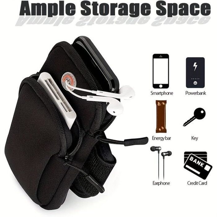 Waterproof Running Arm Bag For Mobile Phones - Securely Store Your Phone While Exercising - Image 5