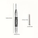 1Pc Automatic Center Punch General Automatic Center Punch Adjustable Spring Loaded Metal Drill Tool Center Hole Punch Super Strong Alloy Tungsten Steel Tip Automatic Center Loaded Marker Wood Press Woodworking Loaded Metal Drill Tools - Image 7