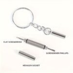 2Pcs Steel Glasses Screwdriver, Eyeglass Screwdriver, Watch Repair Kit With Keychain, Portable Hand Tools, Precision Screwdriver Tools - Image 6