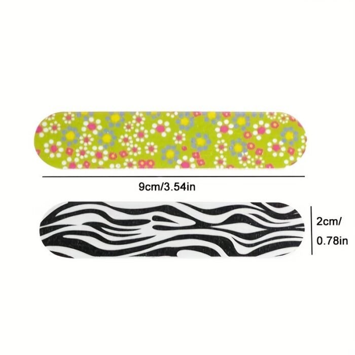 10Pcs Nail Files Double Sided Boards Mini Fingernail Files Colorful Manicure Pedicure Tool - Image 5
