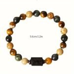 Stylish Zodiac Sign Natural Stone Beaded Bracelets For Men & Women - Unique Prayer & Blessing Accessory, Ideal Birthday Gift For Couples & Friends - Image 2