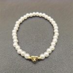 A-Z Heart Initial Bracelet For Women - 14K Golden Plated Stainless Steel With Imitation Imitation Pearl, Elegant Everyday Jewelry Gift For Valentine?S Day, Anniversary, Birthday - Image 33