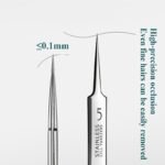 1/8Pcs High-Quality Ultra-Fine No. 5 Cell Pimples Blackhead Clip Tweezers Beauty Salon Special Scraping Artifact Acne Needle Tool - Image 15