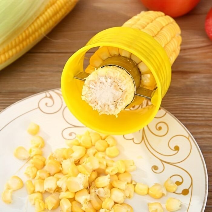 Corn Stripper Peeler Cob Cutter Thresher Corn Stripper Fruit Vegetable Tools Cooking Tools Kitchen Accessories Cob Remover - Image 2
