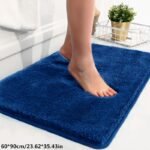 1 Thickened Microfiber Fluffy Long Plush Soft Comfort Mat Bathroom Rug Non-Slip Bath Door Mat For Bedroom Living Room Kitchen Floor Mat, Shedding And Fade-Resistant - Image 18
