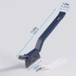 1 Or 2 Bathroom Cleaning Brushes Gap Brush Two-In-One Small Clip Hair Window Cleaning Brush Kitchen Multifunctional Gap Brush - Image 4