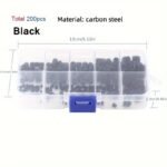 100-200Pcs 304 Stainless Steel/Carbon Steel Allen Head Socket Hex Set Grub Screw Cup Point Assortment - Image 5