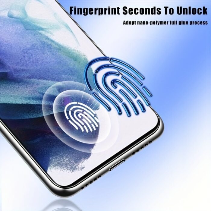 2Pcs Full Screen Hydrogel Film For Samsung For Galaxy A Series - Anti-Scratch, Anti-Fingerprint, Ultra Thin, High Sensitivity, Hd View, Fingerprint Unlock Support, Glossy Finish, Full Coverage Protection, Fingerprint Resistant Screen Protector | Vibrant Design | Ultra Thin Film, Screen Protectors For Smartphones - Image 8