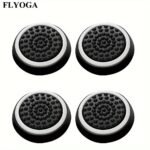 4Pcs Flyoga Ps5/Ps4/Ps3/Ps2/Xbox One/360 Controller Thumb Stick Grips - Non-Slip Gaming Caps With Green/Blue/Red/Black/Color-Coded Buttons, Easy Snap-On Installation, Durable Analog Stick Covers For Enhanced Grip & Control (Compatible With Ps5/Ps4/Ps3/Ps2/Xbox One/360) - Padded & High Quality, Precise Fit, Multi-Color Options (Green, Blue, Red, Black, White, Grey), Console Accessories, High Quality Material, Snug Fit, Competitive Players, Console Gamers - Image 3