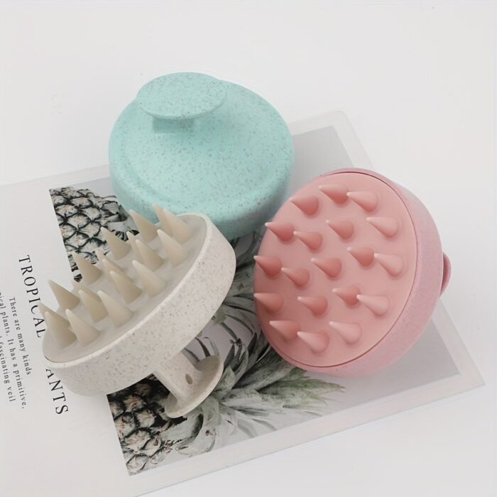 1Pc Silicone Hair Washing Brush, Plastic Massage Brush, Hair Washing Comb, Hair Washing Massager, Hairdressing Bath Tool - Image 8
