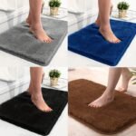 1 Thickened Microfiber Fluffy Long Plush Soft Comfort Mat Bathroom Rug Non-Slip Bath Door Mat For Bedroom Living Room Kitchen Floor Mat, Shedding And Fade-Resistant - Image 14