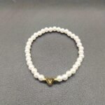 A-Z Heart Initial Bracelet For Women - 14K Golden Plated Stainless Steel With Imitation Imitation Pearl, Elegant Everyday Jewelry Gift For Valentine?S Day, Anniversary, Birthday - Image 31