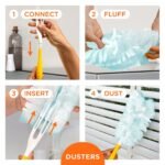 10 Count Disposable Duster Refills - Effortless Dust Removal For Electronics, Furniture, Blinds, And Ceiling Fans - Image 2