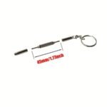 1Pc 3-In-1 Portable Eyeglass, Sunglasses & Watch Repair Kit With Keychain Screwdriver - Image 3