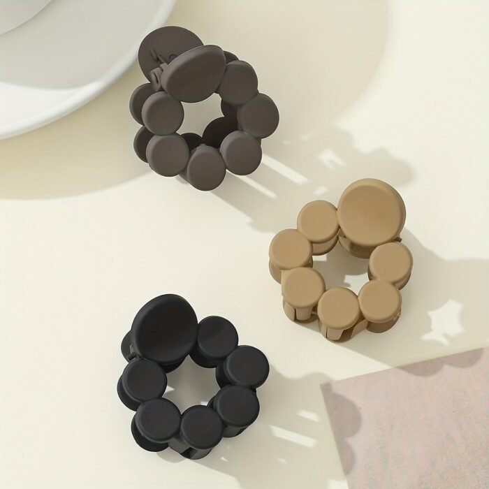 3Pcs Matte Hair Claw Clip Simple Style Shark Claw Clips Solid Color Hair Claw Elegant Hair Clips For Women - Image 16