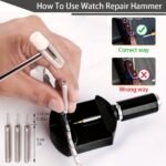 11Pcs Watch Link Removal Tool Kit, Watch Band Tool Strap Chain Pin Remover Repair Tool Kit For Watch Band Strap Adjustment, Watch Bracelet Sizing And Watch Repair, Ideal Choice For Gifts - Image 3