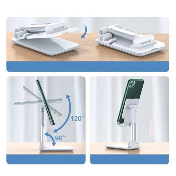 1Pcs Desktop Mobile Phone Holder Stand For Iphone Ipad Adjustable Tablet Foldable Table Cell Phone Desk Stand Holder Universal - Image 11