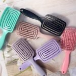 1Pcs Hollow Out Hair Comb Anti Static Detangling Hair Comb Fluffy Hair Styling Comb For All Hair Types - Image 12