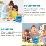 1Pc Digital Kitchen Timer For Baking And Cooking - Dual Display, Aaa Battery Powered, Multi-Functional Stopwatch With Start/Stop Button, Alarm Clock, And Counter - Pink/White/Green/Red/Blue Options, Baking Essentials|Modern Kitchen Accessory|Compact Design - Image 11