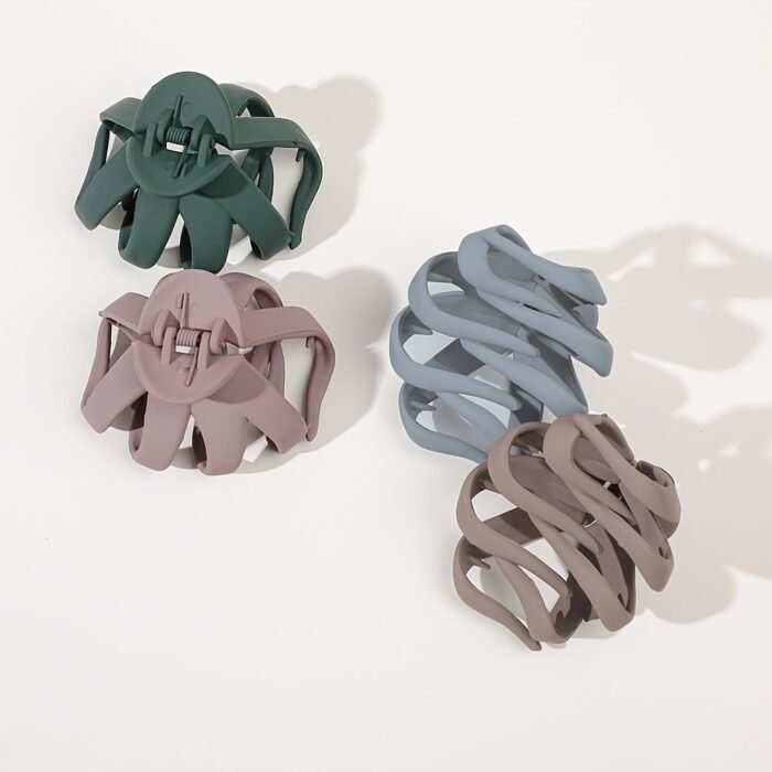 9Pcs/4Pcs/1Pc Frosted Octopus Hair Clip - Image 14