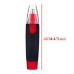 1Pc Portable Cordless Electric Nose & Ear Hair Trimmer - High Quality, Hypoallergenic Stainless Steel Blade, 360? Rotation, Painless Design For Eyebrow & Facial Hair - Men & Women (Battery Not Included), Ear Hair Removal | Sleek Trimmer Design | Stainless Steel Trimmer, Nose Hair Trimmer - Image 5
