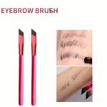 2Pcs Wild Eyebrow Brush Square Multifunctional Stereoscopic Painting Hairline Eyebrow Paste Concealer Eyebrow Brush Brow Makeup Brushes Makeup Tool,Drawing Wild Eyebrows And Other Eyebrow Shapes To Create A Sophisticated Makeup Look - Image 3