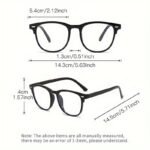 Round Frame Pc Glasses For Men & Women - Protect Your Eyes At Work Or While Gaming - Image 2
