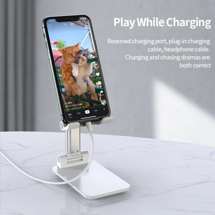 1Pcs Desktop Mobile Phone Holder Stand For Iphone Ipad Adjustable Tablet Foldable Table Cell Phone Desk Stand Holder Universal - Image 6