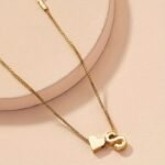 1Pc Mini Love Heart Letter Beads Thin Chain Bracelet Simple Minimalist Hand Chain Jewelry - Image 6