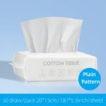 50 100Pcs Heavy-Duty Disposable Face Towels - Thick, Soft, Quick-Drying Facial Cleansing Towels For Makeup Removal, Skincare, Post Workout - Gentle For Sensitive Light Beige, Travel-Friendly (50/100 Sheets) - Ideal For Home, Salon, Spa, Bathroom Use, Salon Supplies, Convenient Design, Durable Construction, Skincare Towel, Gym Goers - Image 7