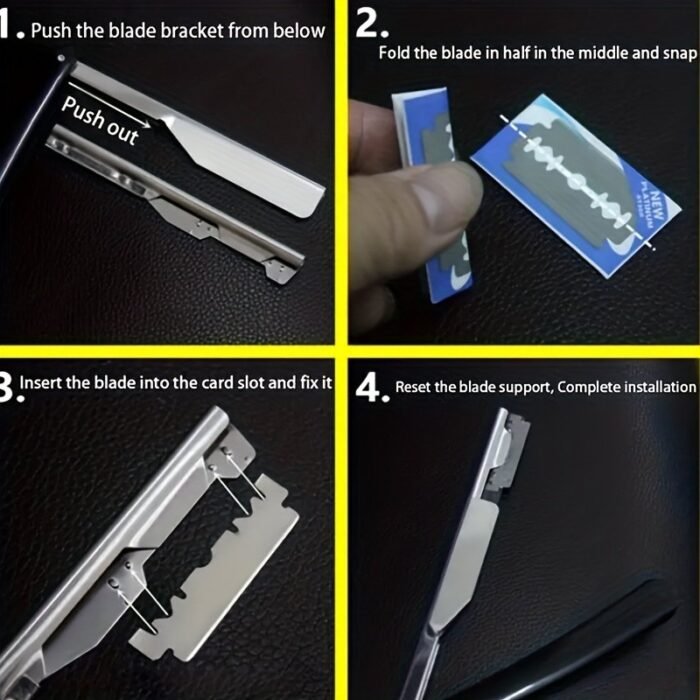 1Pcs Shaving Razor With 10Pcs Blades Premium Shaver Razor For Men Beauty Care Tools - Image 7