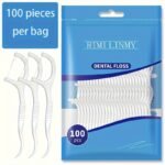 100Pcs/50Pcs/30Pcs Dental Flosser Picks, Deep Cleaning Dental Floss For Proper Oral Care, Portable Disposable Hygienic Flosser For Travel Daily Life Travel Must Have - Image 4