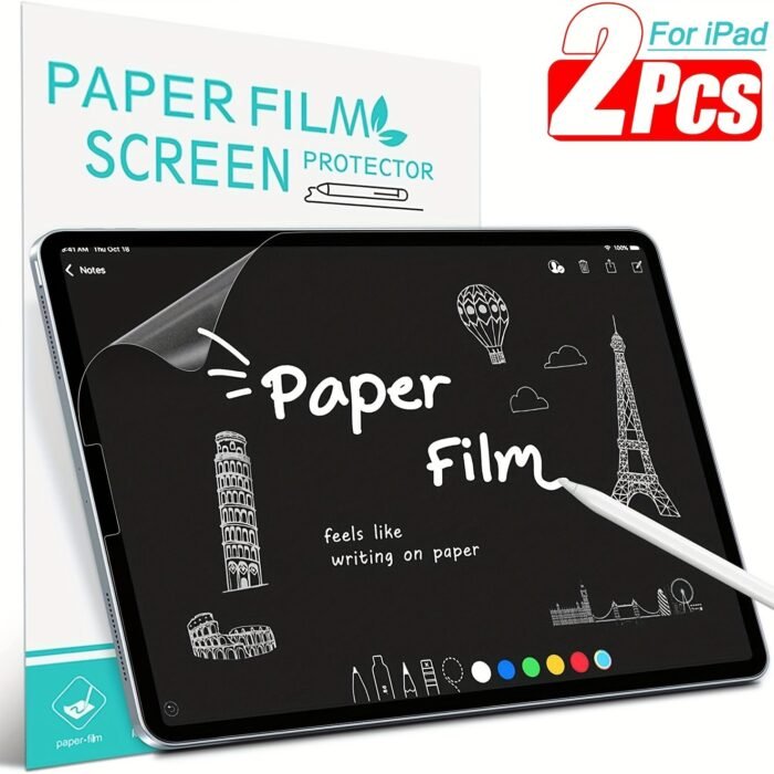 2Pcs Matte Pet Like Paper Protective Film For Ipad Pro 11 2022 13 2024 Mini 6 7 8.3 2021 Air 5 4 3 2 1 10.9'' Air 11 13 2024 2025 11Th (A16) Screen Protector For Ipad Air 1/2 9.7'' 5Th 6Th 2018 10.2 Inch 7Th 8Th 9Th 10Th 2022 12.9'' - Image 1