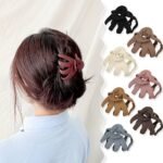 9Pcs/4Pcs/1Pc Frosted Octopus Hair Clip - Image 2