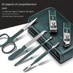 6Pcs Nail Care Set Household Nail Clipper Set Portable Ear Pick Spoon Nail Clipper Set - Image 6
