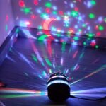 Rgb Star And Moon Projector Night Light | Usb-Powered Multi-Color Galaxy Effects With Rotating Stars, Crescent Moon & Stars | Ideal For Bedroom, Gaming Room, Home Theater, Weddings, Christmas & Halloween Decor | No Battery Needed, Home Theater Lighting | Cylindrical Light Projector | Durable Plastic Casing, Moon And Stars Decor - Image 7