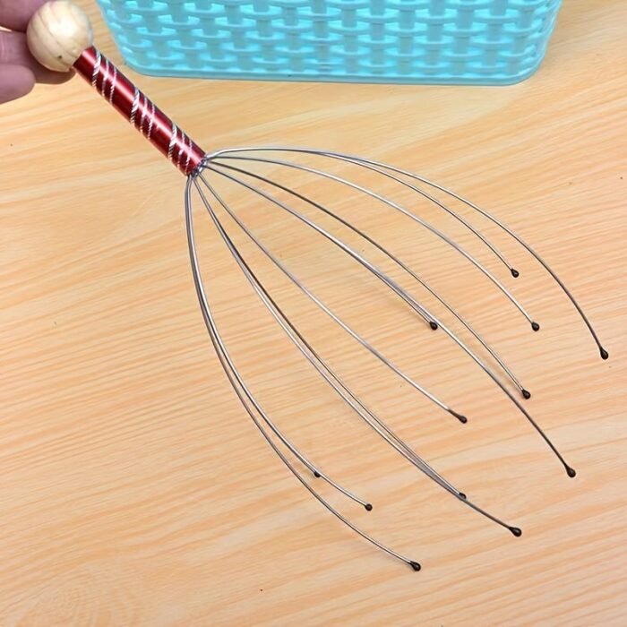 1 Pcs Handheld Scalp Massager For Deep Relaxation, Hair Stimulation, And Stress Relief - Image 8